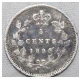 Canada 5 Cents 1899
