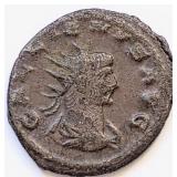 VIRTVS AVGVSTI AD253-254 silvered Ancient coin 21m