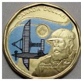 Canada Dollar 2022 Alexander Graham Bell Colored