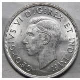 Canada Silver Dollar 1937 Uncirculated