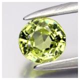 0.53ct 4.5mm Round Natural Green Grossular Garnet