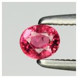 0.21ct 3.5x3mm Oval Natural Pink Tourmaline - Unhe