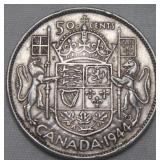 Canada 50 Cents 1944