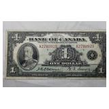 Canada $1 1935 Banknote BC-1 English A