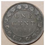 Canada Large Cent 1884