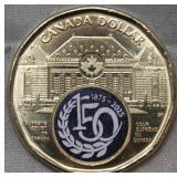 Canada $1 2025 Supreme Court 150th Colored