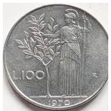 Italy 1970 LIRE 100 coin 28mm