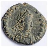Arcadius A.D.383-408 Ancient Roman coin 17mm