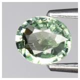 0.49ct 5.5x4.8mm Oval Natural Green Tourmaline - U