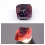 14.99ct Rough Natural Reddish Purple Sapphire - Un