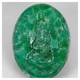Handcrafted Guanyin Buddha Resin Figurine Natural