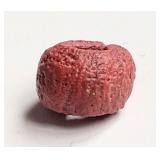 Ancient Roman AD100-300 Jewelry bead dark red 9mm
