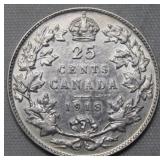 Canada 25 Cent 1918