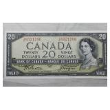 Canada 1954 $20 Banknote BC-41a Beattie Coyne