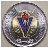 Canada $2 2020 Victory End of the WWII  coloured