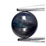 1.01ct 5.5mm Round Cabochon Natural Sapphire - Hea