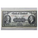 Bank of Montreal $10 1935 Banknote 505-60-04