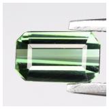0.51ct VS Octagon Natural Green Tourmaline - Unhea