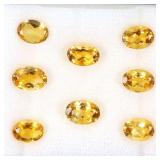 Oval Cut Natural Unheated Yellow Citrine Brazil 8p