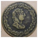 Canada LC-48-24 1812 Tiffin 1/2 Penny Token  Br961