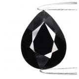 1.46ct 7.5x6mm VS Pear Natural Dark Blue Spinel -