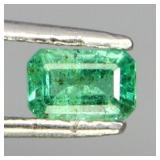 Emerald Cut Natural Unheated Top Rich Green Emeral