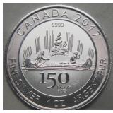 Canada $5 150 Yrs Silver Bullion