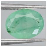 Oval Cut Natural Unheated Top Rich Green Emerald Z
