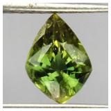 Fancy Cut Natural Top Bi Color Yellow Green Sapphi