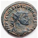 Diocletian AD284-305 Ancient Roman coin 20mm