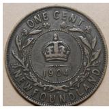 Canada Newfoundland Large Cent 1904H