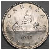 Canada Silver Dollar 1937
