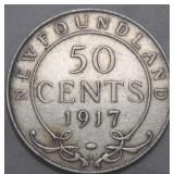 Canada Newfoundland 50 Cents 1917c