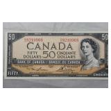 Canada $50 Banknote 1954 BC-42c Lawson Bouey