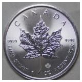 Canada $5 Charles III Maple Leaf Bullion Series 20