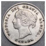 Canada 5 Cents 1900 Round 00