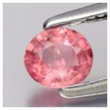 0.28ct 4.5x4mm Oval Natural Pink Tourmaline - Unhe