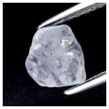 1.31ct 6.3x6mm Rough Natural Light Blue Sapphire -