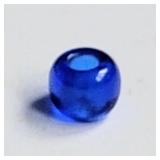 Ancient A.D.100-300 Roman glass bead blue