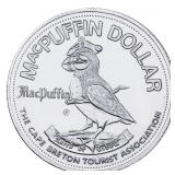 1984 Baddeck Nova Scotia MacPuffin Trade Dollar