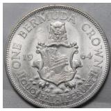 Bermuda Dollar 1964  .50% Silver