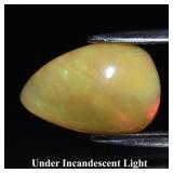 2.59ct 13.5x9mm Pear Cabochon Natural Opal - Color