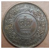 Canada Nova Scotia 1864 Half Cent