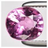 0.59ct 5.8x5mm VS Cushion Natural Pink Tourmaline