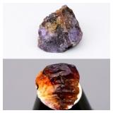 7.81ct 11.8x10mm Rough Natural Purple Sapphire - U