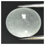 9.48ct 14.2x12mm Oval Cabochon Natural Light Bluis