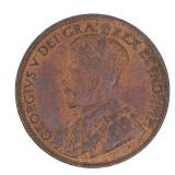 1919 Canada Large Cent Coin