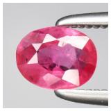 0.38ct 5.3x4mm Oval Natural Pink Sapphire - Heated