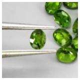 Oval Cut Natural Unheated Green Chrome Diopside 35