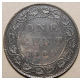 Canada Large Cent 1901